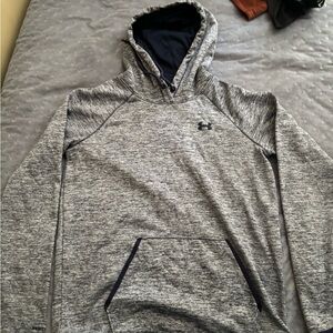 Under Armour Navy and Gray Hoodie